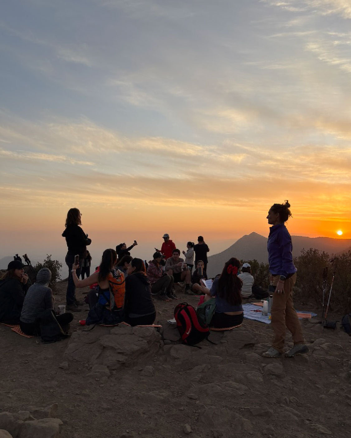 Cruce Cerro El Carbón y Cerro Manquehue