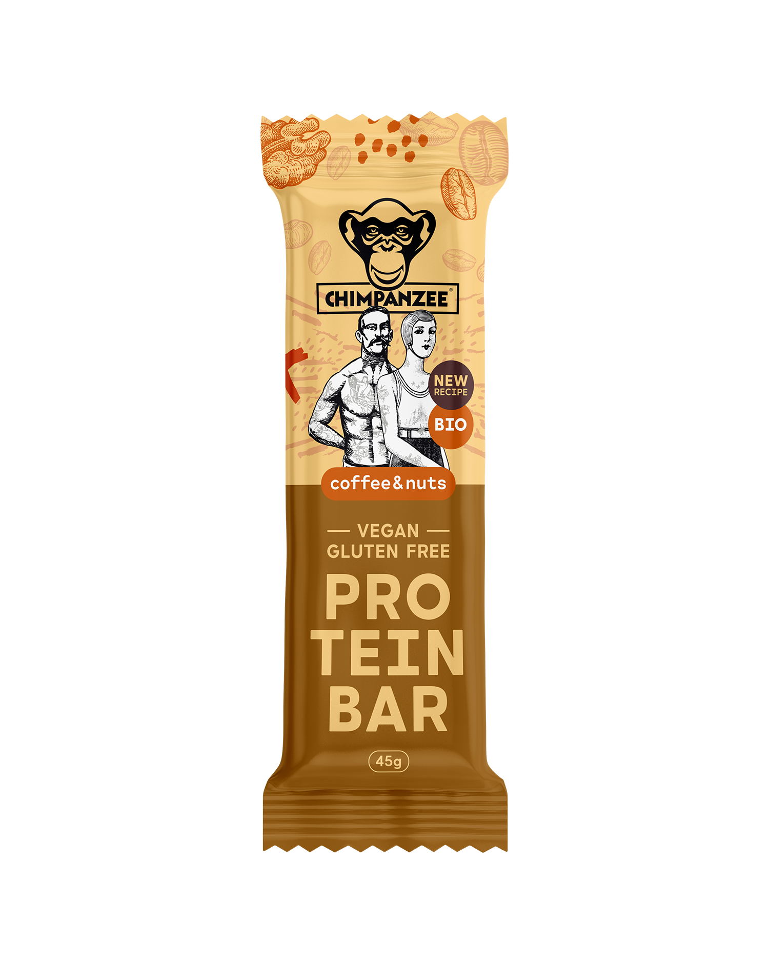 Barra Proteína Bio Café y Nueces